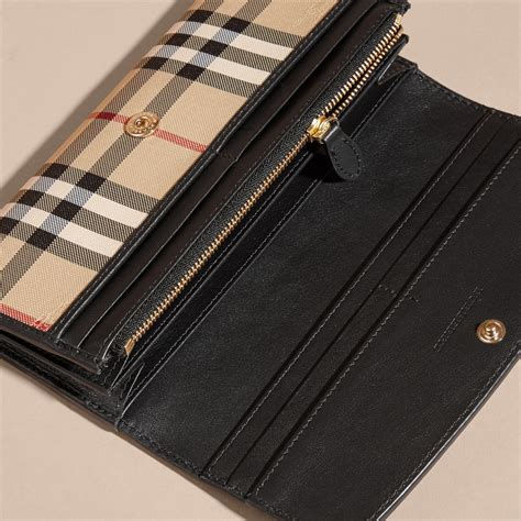 burberry continental wallet.